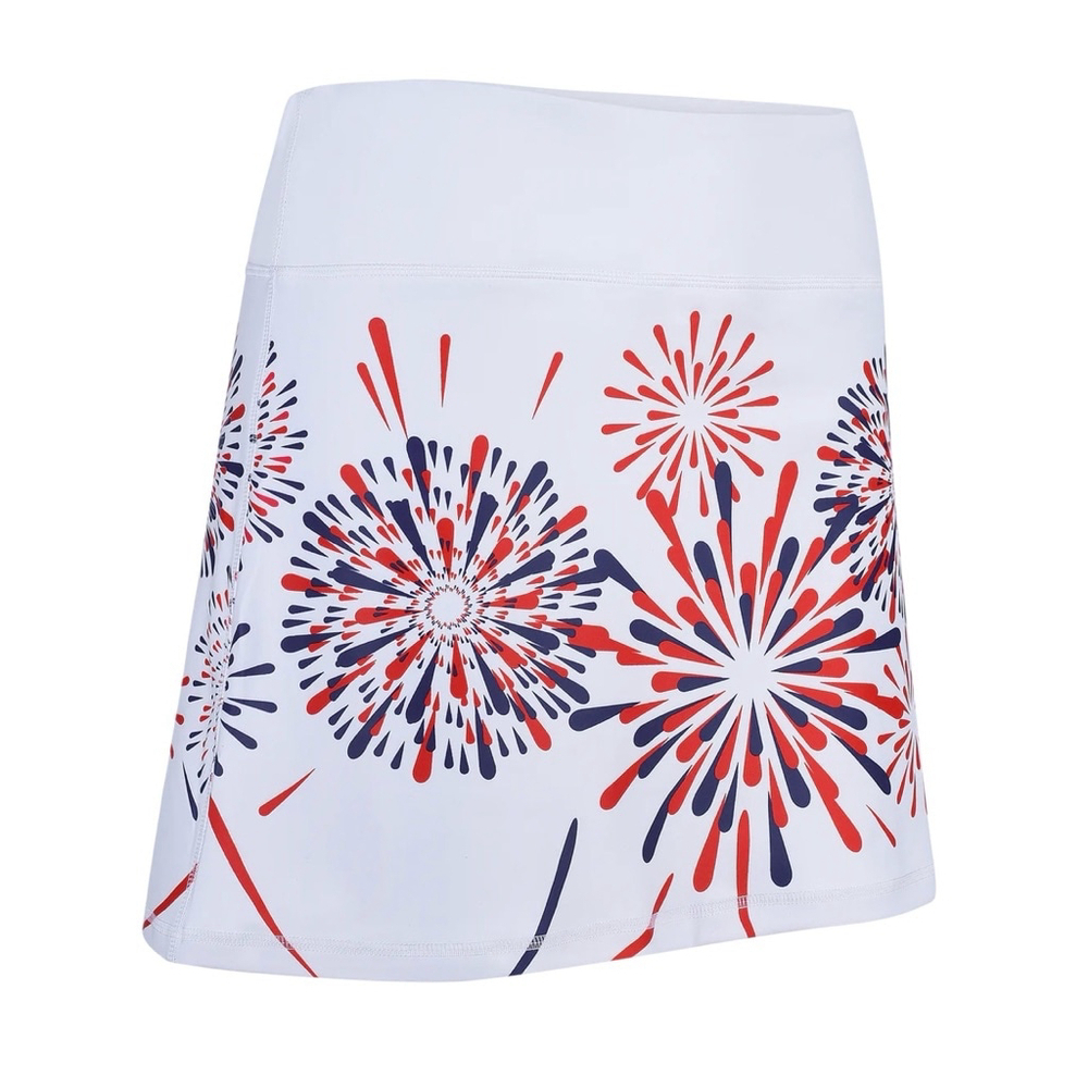 ReadyGolf Skort XL White‎ Red NWT
